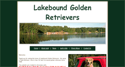 Desktop Screenshot of lakeboundgldns.com